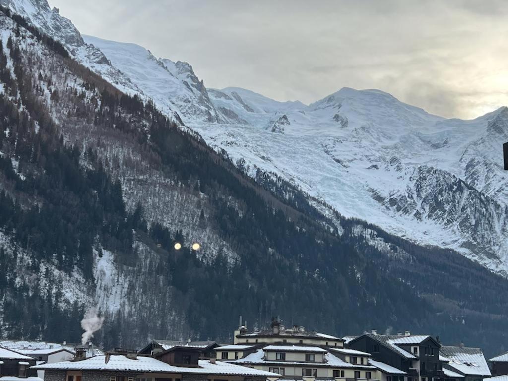 Studio Dent Du Caiman, Chamonix Hyper Centre, Parking, Vue Mont Blanc Εξωτερικό φωτογραφία
