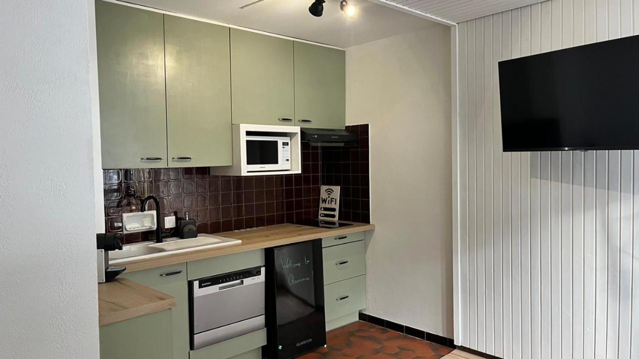 Studio Dent Du Caiman, Chamonix Hyper Centre, Parking, Vue Mont Blanc Εξωτερικό φωτογραφία