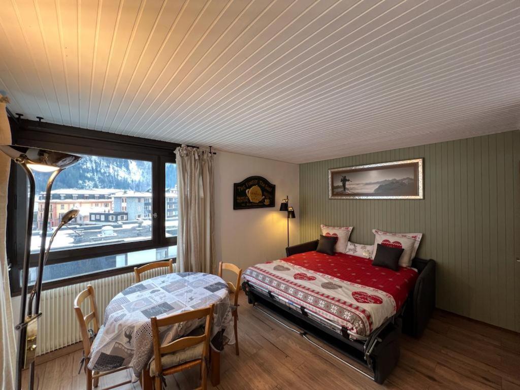 Studio Dent Du Caiman, Chamonix Hyper Centre, Parking, Vue Mont Blanc Εξωτερικό φωτογραφία